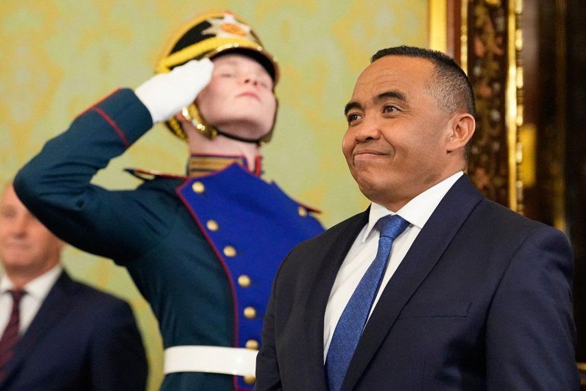 El presidente de Madagascar, Michael Randrianirina, en el Gran Palacio del Kremlin el 19 de febrero de 2026.
