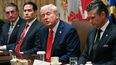 El presidente Donald J. Trump en una reunión reciente en la Casa Blanca con su gabinete