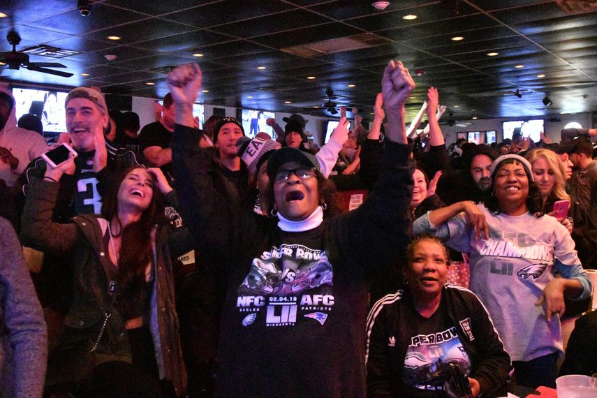Los fanáticos gritaron de la felicidad con el triunfo de su equipo&nbsp; los Philadelphia Eagles.&nbsp;