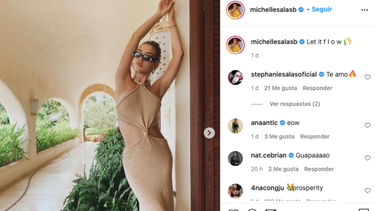 michelle salas, hija de luis miguel, se sincera sobre condicion que padece en la piel