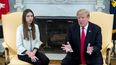 El presidente de EEUU, Donald Trump, se reúne este miércoles con&nbsp;Fabiana&nbsp;Rosales, esposa del presidente encargado, Juan Guaidó, en el Despacho Oval de la Casa Blanca.&nbsp;