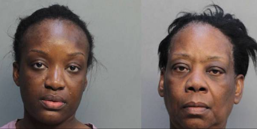 Latravia Quinesha Ferguson, de 26 años, y Ruby Jean Collier, de 58, arrestadas por fraude a la asistencia pública.