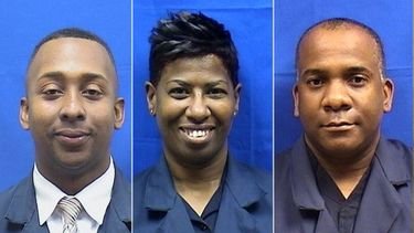 &nbsp; James Archibald, Schonton Harris y Kelvin Harris, son los tres policias detenidos.&nbsp;