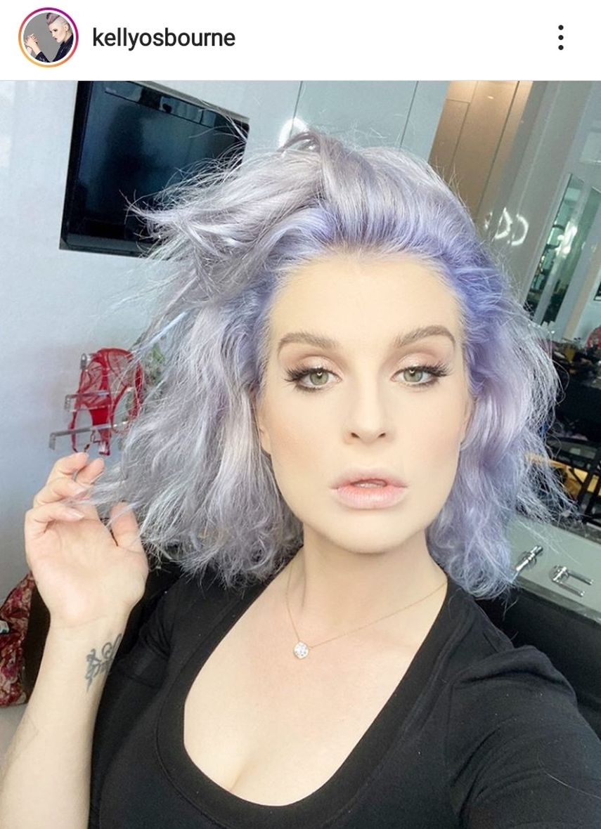 La cantante y actriz británica Kelly Osbourne.