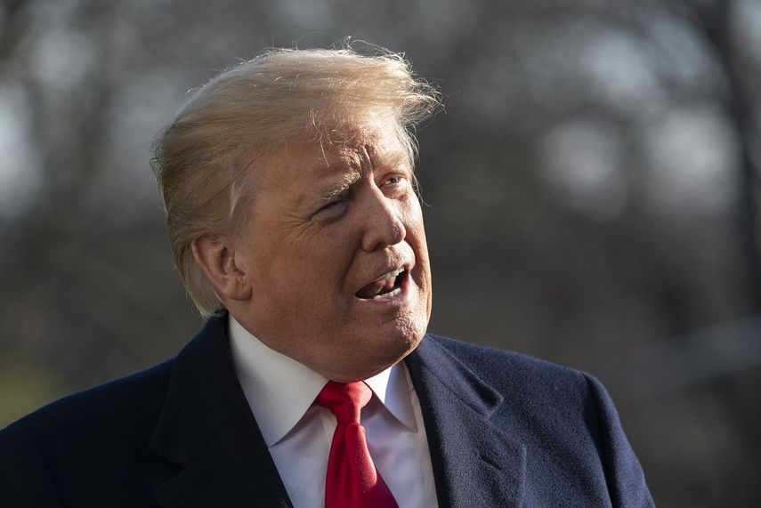Trump insistió en denunciar la existencia de&nbsp;una crisis humanitaria y de seguridad creciente.