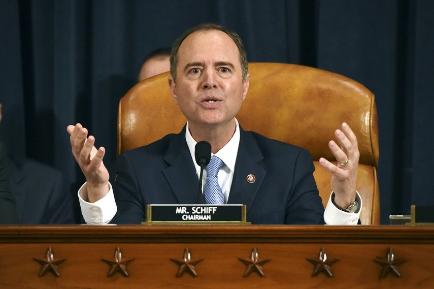 Fotograf&iacute;a del 21 de noviembre de 2019 de Adam Schiff, presidente de la Comisi&oacute;n de Inteligencia de la C&aacute;mara de Representantes de EEUU.