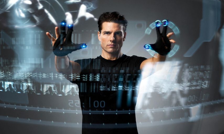 Tom Cruise, en un fotograma de la película Minority Report. (CORTESÍA)