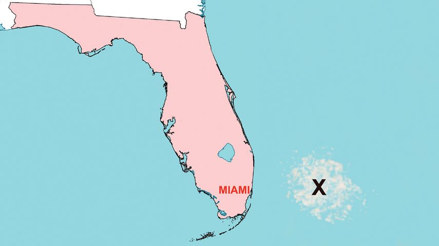 Esta ilustraci&oacute;n recoge la posici&oacute;n actual de la onda tropical.