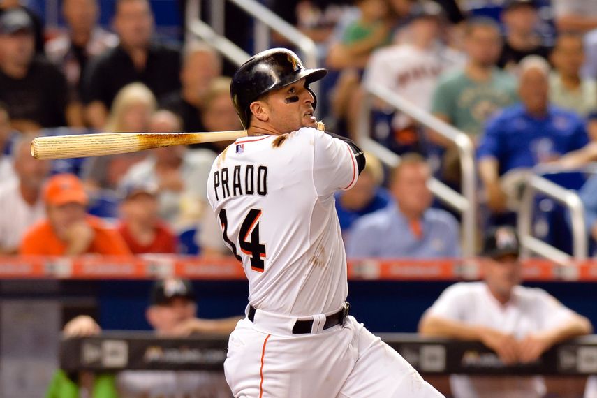 Antes de ser operado en el pasado mes de julio, Prado disputó 37 encuentros con los Marlins.