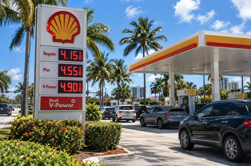 La gasolina en Florida, supera los 4 dólares otra semana.&nbsp;