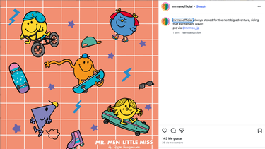 La popular serie de libros infantiles Mr Men and Little Miss