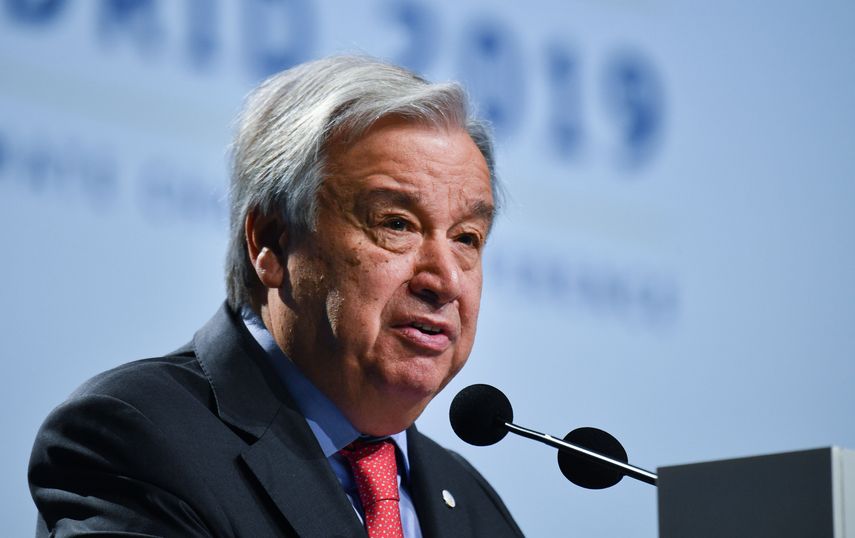 El&nbsp;secretario general de la ONU, António Guterres.