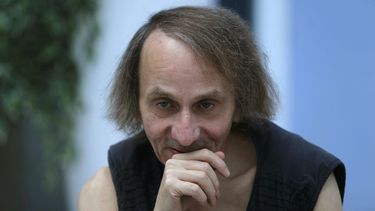 El escritor francés Michel Houellebecq, durante la presentación en Madrid de la comedia El secuestro de&nbsp;MichelHouellebecq, en 2014.
