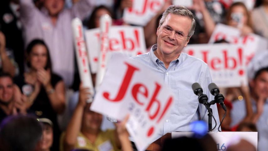 El exgobernador de Florida Jeb Bush, durante su campaña para la candidatura presidencial por los republicanos. (EFE)