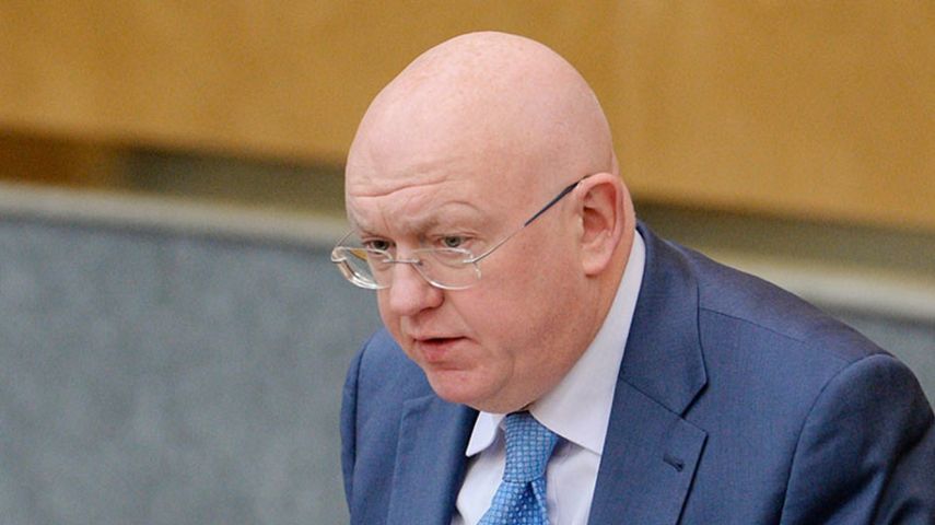 Vasili Nebenzia, embajador ruso ante la ONU.
