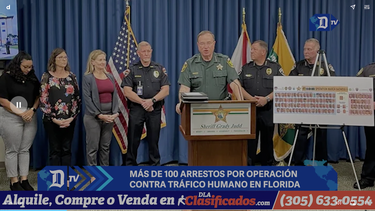mas de 100 arrestos por operacion contra trafico humano en florida