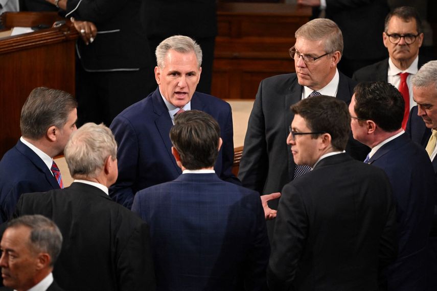 El líder de los republicanos en la Cámara de Representantes, Kevin McCarthy.