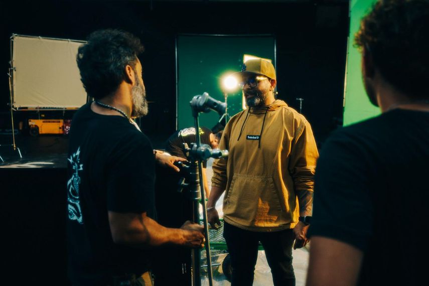 El director y productor Manuel Páez. 