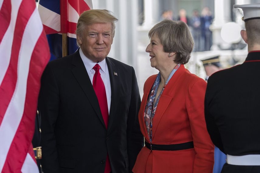 La conservadora May ha mostrado afinidad con Trump en varios temas y ha agradecido el apoyo del magnate a su estrategia para romper los lazos del&nbsp;Reino Unido&nbsp;con la Unión Europea.