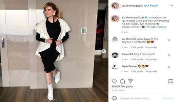 La actriz colombiana Sarah Mintz.