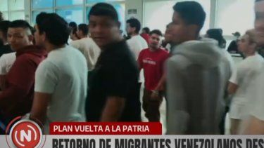 Un total de 174 migrantes venezolanos han llegado este viernes a Venezuela en un vuelo desde el estado estadounidense de Texas tras ser deportados por Estados Unidos.