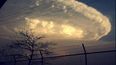 La nube algodón o tipo cúmulo como la denominan los especialistas (CORTESÍA.elexcelsior)
