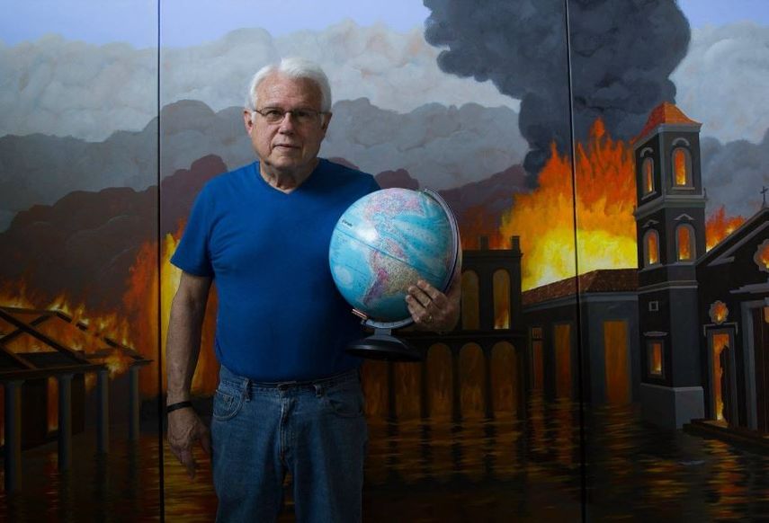 El pintor cubano Humberto Calzada.