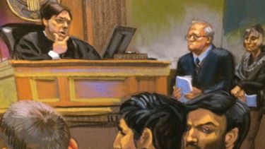 El juez Paul Crotty, durante una de las audiencias que se sigue en Nueva York contra los sobrinos Flores.