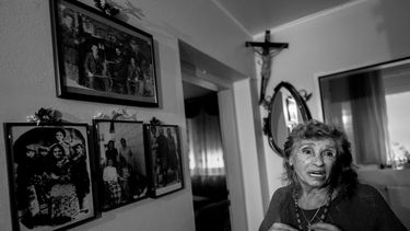 Rosa Schneeberger, una superviviente de un campo de concentración, de 88 años, habla en su casa de Villach, el 21 de noviembre de 2024.&nbsp;