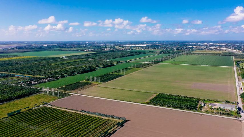 Terreno donde se construiría el denominado Distrito de Tecnología y Logística de South Dade.