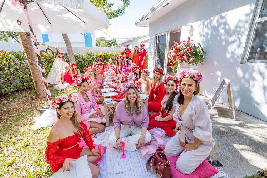 Celebración de Galentine’s Dinner en Miami.&nbsp;