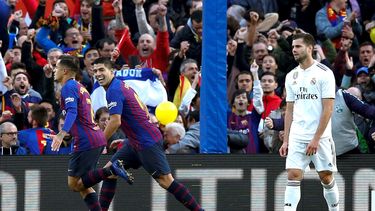 El delantero uruguayo se encargó de hacer que no se extrañara al lesionado Lionel Messi.
