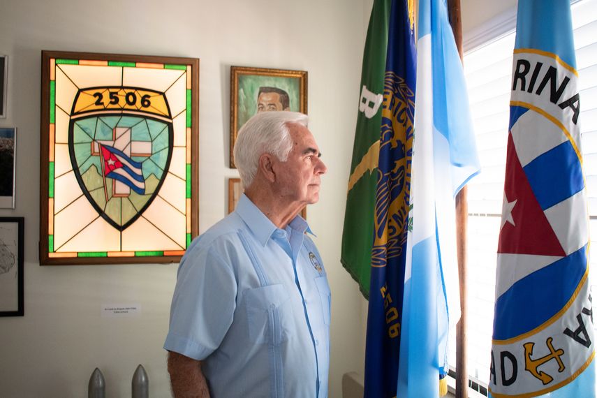 Juan (Johnny) Lopez de la Cruz, presidente de la Junta Directiva de la Brigada 2506.&nbsp;