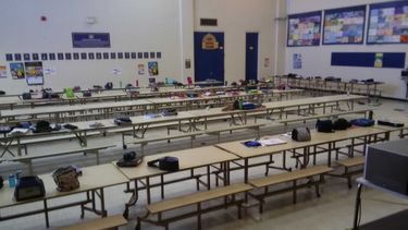 Esto es lo que sucede cuando se produce la evacuación matutina de una escuela. Los niños tienen que actuar a prisa, dice la cuenta de Twitter de&nbsp;Stonepark Sch