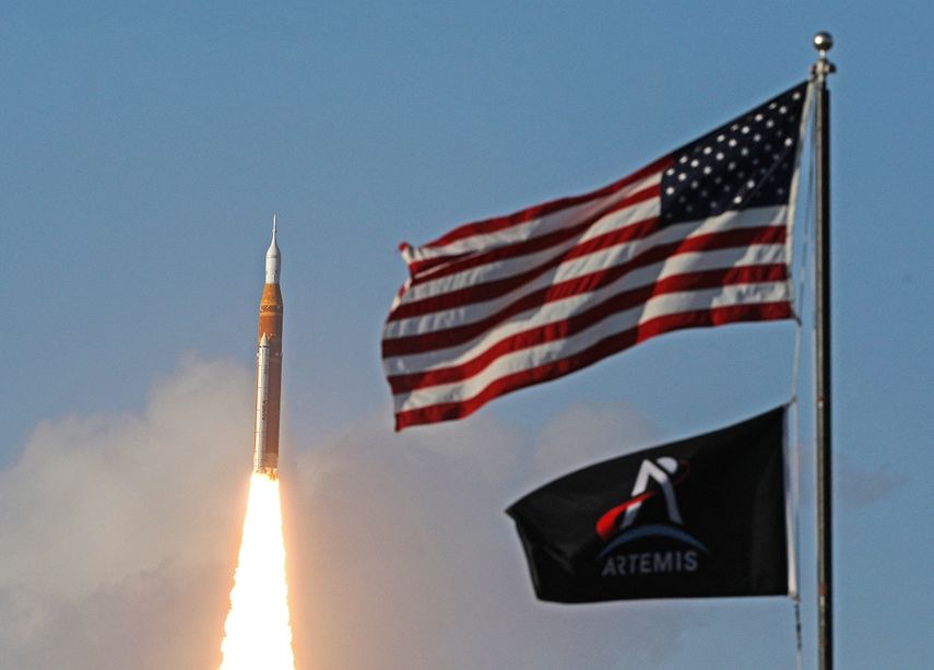 La misión lunar tripulada Artemis II despegó del Centro Espacial Kennedy en Cabo Cañaveral, Florida, el 1 de abril de 2026.