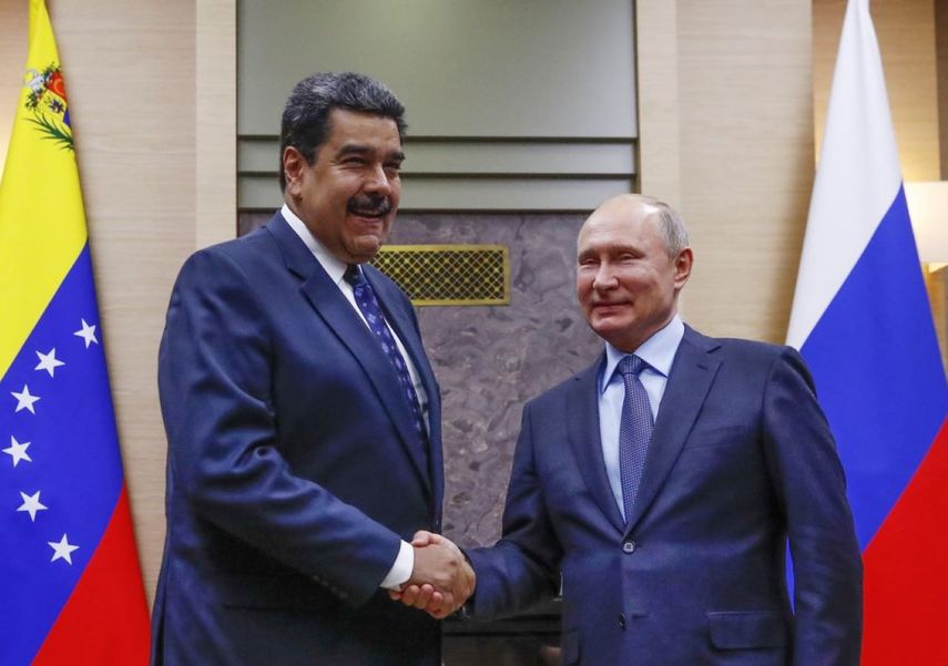 Nicolás Maduro y Vladimir Putin.