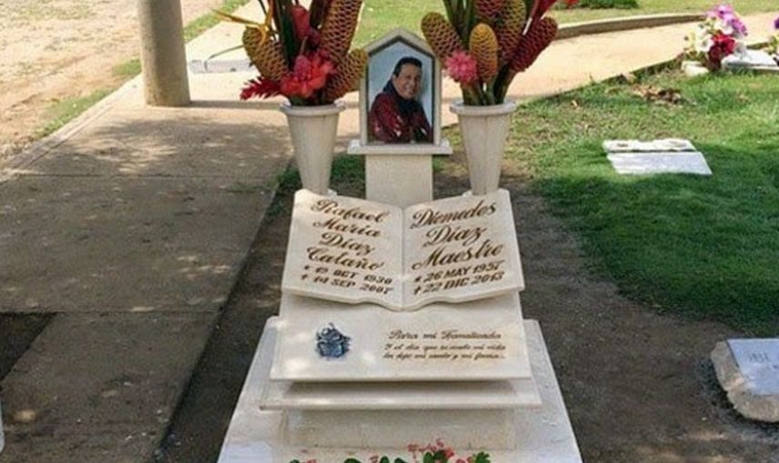 El número de la tumba de Diomedes, el 1108, vuelve a ser el ganador del chance. En esta ocasión, 1.280 afortunados (TWITTER/@DiomedesDiaz)