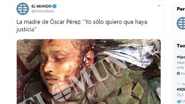 El diario El Mundo public&oacute; una serie de fotograf&iacute;as del asesinato de &Oacute;scar P&eacute;rez y de su grupo.&nbsp;