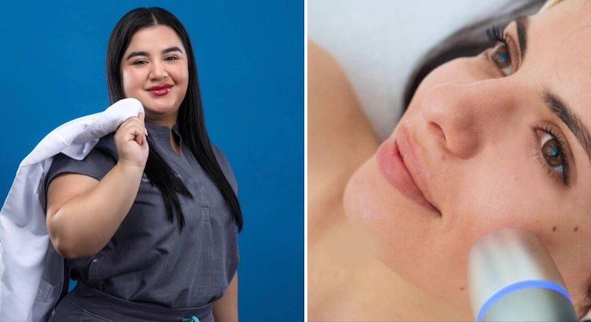 Sarai Noguera realiza la terapia Cool Restore.&nbsp;