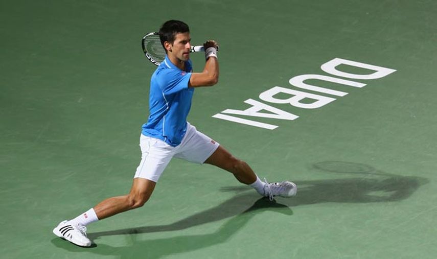 El número uno del mundo regresó a las canchas después de triunfar en el Abierto de Australia. (ARCHIVO)