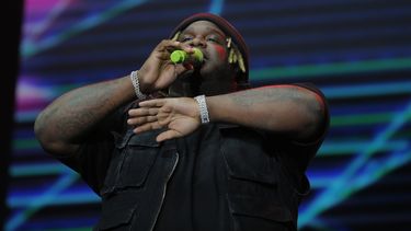 El artista urbano panameño Sech actúa en el Coca-Cola Flow Fest en la Ciudad de México, el 23 de noviembre de 2019.