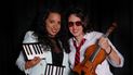 La violinista venezolana Daniela Padrón y la pianista cubana Glenda Del E.