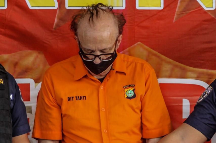Francois Camille Abello, 65, durante una conferencia de prensa en Jakarta.&nbsp;