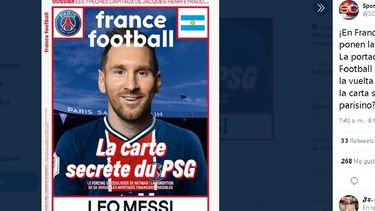 Hoy, la revista France Football hizo un montaje en el que el argentino aparecer en portada con la camiseta del PSG, uno de los equipos que estaría detrás -y que tiene posibilidades financieras- de llegar a un acuerdo con&nbsp; Messi.