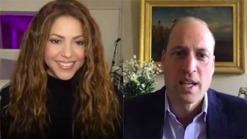 Shakira y el pr&iacute;ncipe William.&nbsp;
