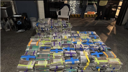Cargamento cocaína incautado que pretendían introducir en Miami. Cargamento cocaína incautado que pretendían introducir en Miami.