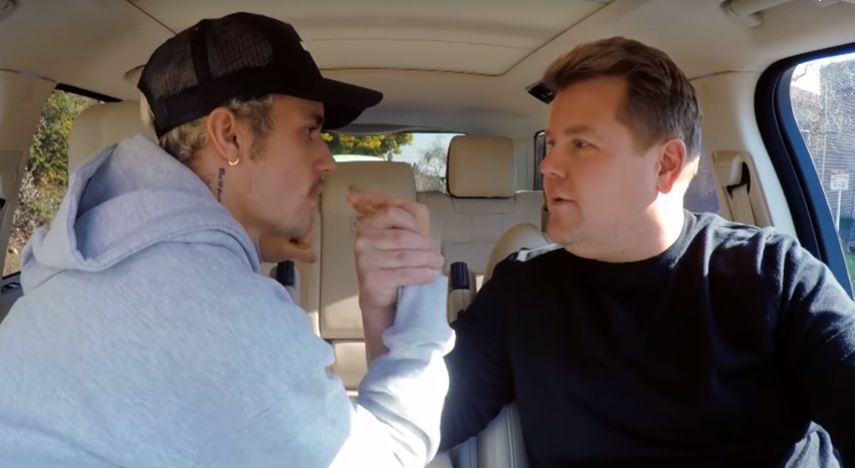 Justin Bieber y James Corden en el programa del comediante.&nbsp;to: EL ULTIMO ESPECT&Aacute;CULO TARDE CON JAMES CO / Europa Press