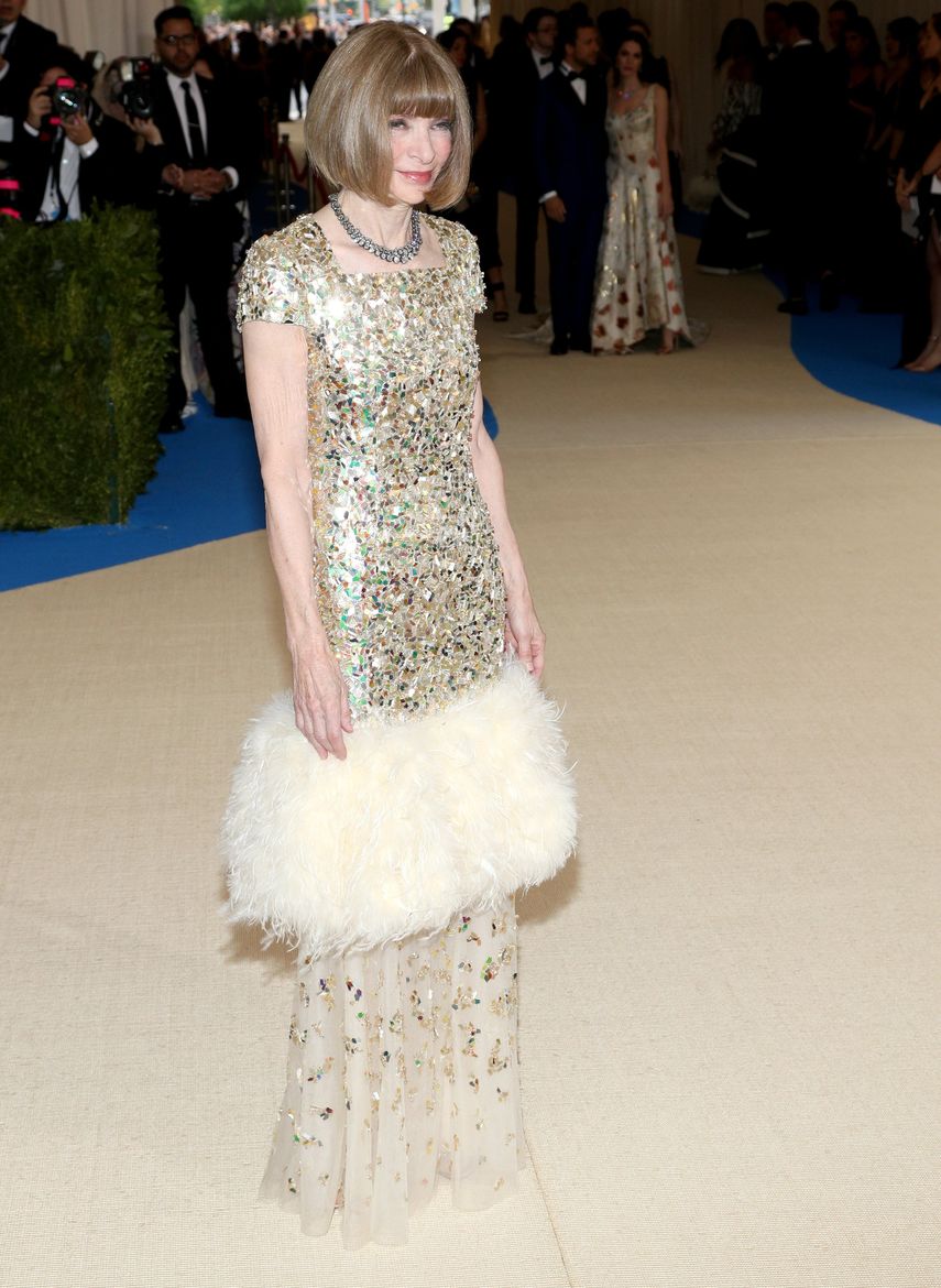 La editora ejecutiva de Vogue, Anna Wintour.