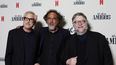 Los cineastas mexicanos Alfonso Cuarón, Alejandro González Iñárritu y Guillermo del Toro asisten a Three Amigos in Conversation de Netflix en el Teatro David Geffen en el Museo de la Academia el 6 de enero de 2023 en Los Ángeles. La amistad de los mexicanos trasciende el éxito. &nbsp;