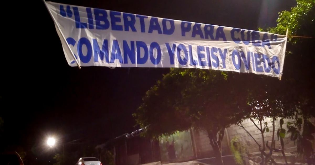 Campaña por libertad de Cuba se extiende a El Salvador, aparecen nuevos letreros